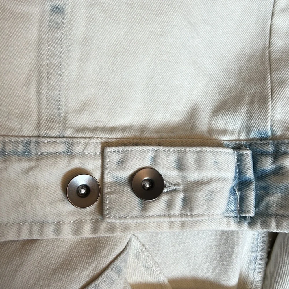 Men’s Vintage White Wash Jean Jacket